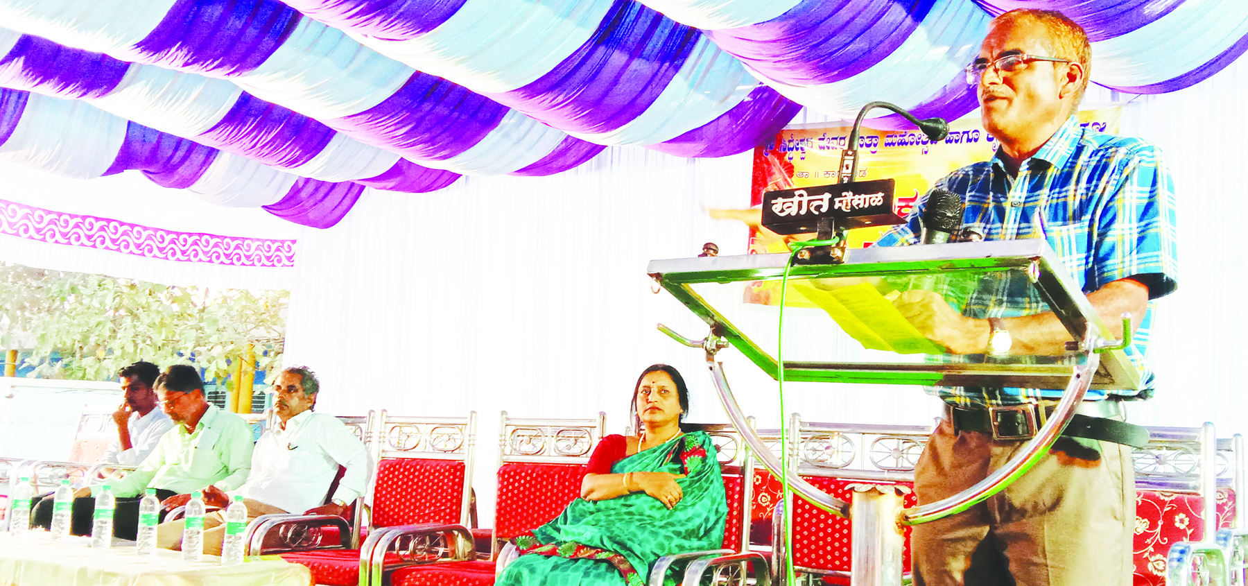 'ಹನಿ ನೀರಾವರಿ ಮುಖಾಂತರ ಕಬ್ಬು ಬೆಳೆ ಲಾಭದಾಯಕ'