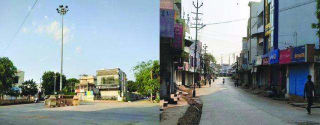 ಸಂಡೇ ಲಾಕ್ಡೌನ್ ರಾಣೇಬೆನ್ನೂರು ಸಂಪೂರ್ಣ ಸ್ತಬ್ಧ