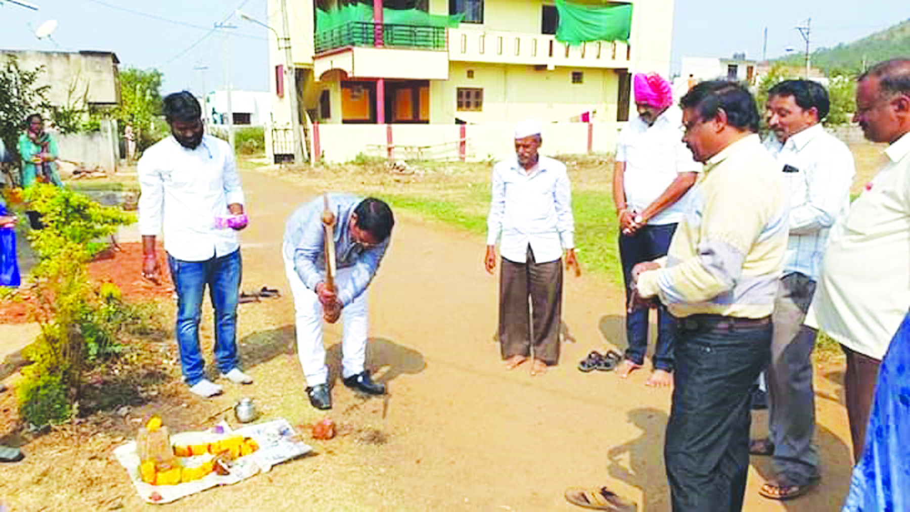 ವಿವಿಧ ಅಭಿವೃಧ್ದಿ ಕಾಮಗಾರಿಗಳಿಗೆ ಭೂಮಿ ಪೂಜೆ