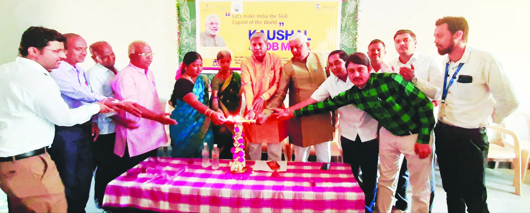 ಯುವಕರಿಗೆ ಉದ್ಯೋಗ ಸೃಷ್ಟಿ ಮೋದಿ ಸಂಕಲ್ಪ: ರೈತ ಮುಖಂಡ  ತಿಪ್ಪೇರುದ್ರಸ್ವಾಮಿ