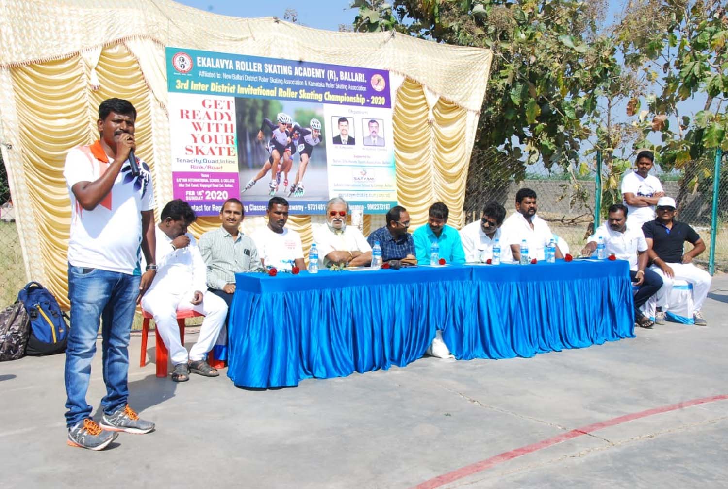 ಬಳ್ಳಾರಿ: ಅಂತರ್ ಜಿಲ್ಲಾ ರೂಲರ್ ಸ್ಕೇಟಿಂಗ್ ಪಂದ್ಯಾವಳಿ