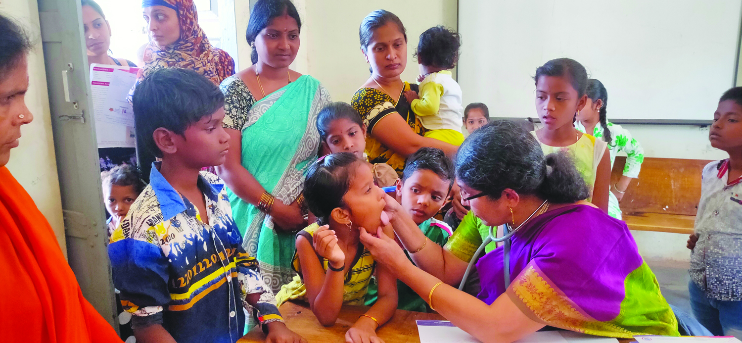 ಬಳ್ಳಾರಿ: ಉಚಿತ ಮಕ್ಕಳ ತಪಾಸಣಾ ಶಿಬಿರ