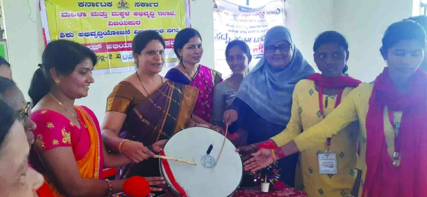 ವಿಜಯಪುರ: ಪೋಷಣ ಅಭಿಯಾನ ಕಾರ್ಯಕ್ರಮದಡಿ ಬೀದಿ ನಾಟಕ