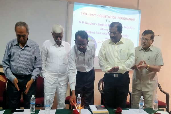 ಬಳ್ಳಾರಿ: ಇಂಗ್ಲಿಷ್ ಶಿಕ್ಷಕರಿಗೆ ತರಬೇತಿ ಕಾರ್ಯಾಗಾರ