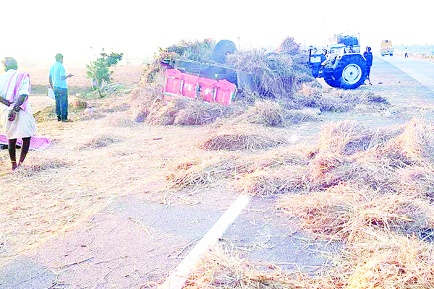 ಕಾನಹೊಸಹಳ್ಳಿ: ಲಾರಿ ಡಿಕ್ಕಿ ಇಬ್ಬರ ಸಾವು