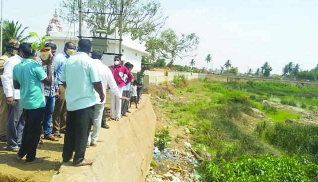 ಬಸನಕಟ್ಟೆ ಕೆರೆಯ ಸಮಗ್ರ ಅಭಿವೃದ್ಧಿಗೆ ಶಾಸಕ ವಿರೂಪಾಕ್ಷಪ್ಪ ಭರವಸೆ