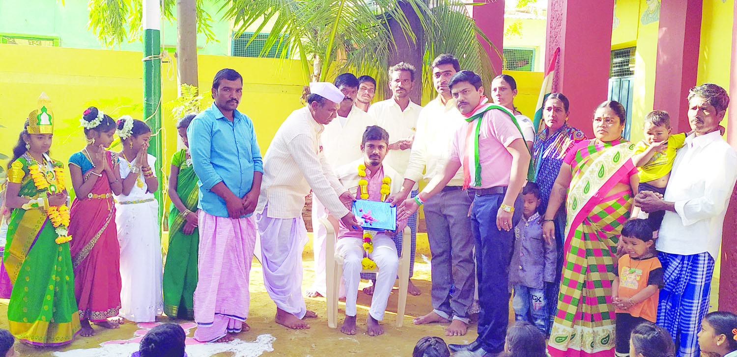 ಕಂಪ್ಲಿ: ಕಬಡ್ಡಿಯಲ್ಲಿ ಅಂಗವಿಕಲ ಎಂ.ರಾಜಸಾಬ್ ಸಾಧನೆ