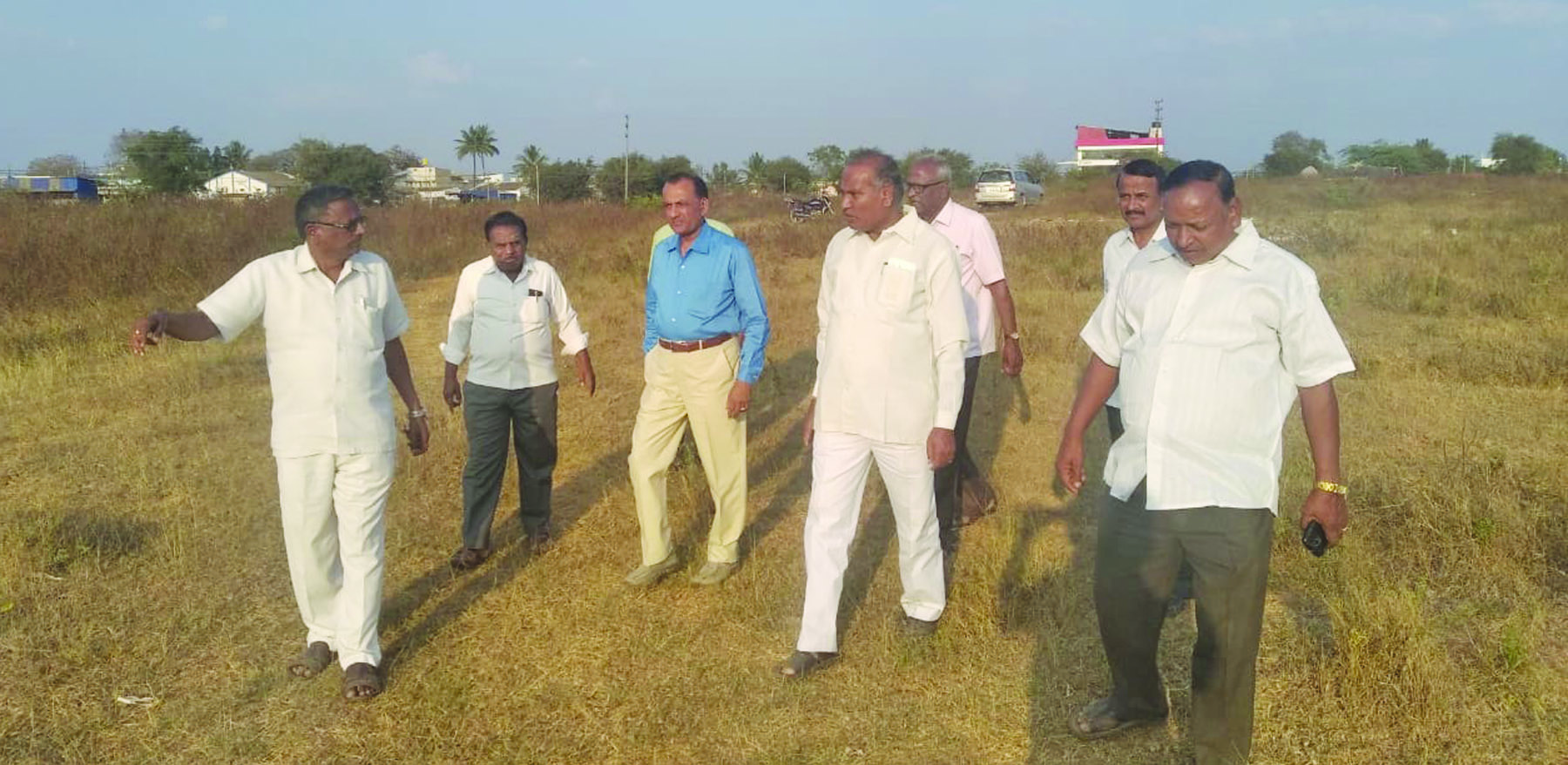 86ನೇ ಅಖಿಲ ಭಾರತ ಸಾಹಿತ್ಯ ಸಮ್ಮೇಳನಕ್ಕೆಶಾಸಕ ನೆಹರೂ ಓಲೇಕಾರ್  ಸ್ಥಳ ಪರಿಶೀಲನೆ