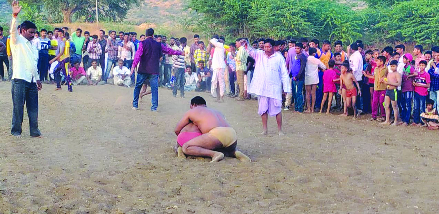 ಜನಮನಗೆದ್ದ ಕುಸ್ತಿ ಪಂದ್ಯ