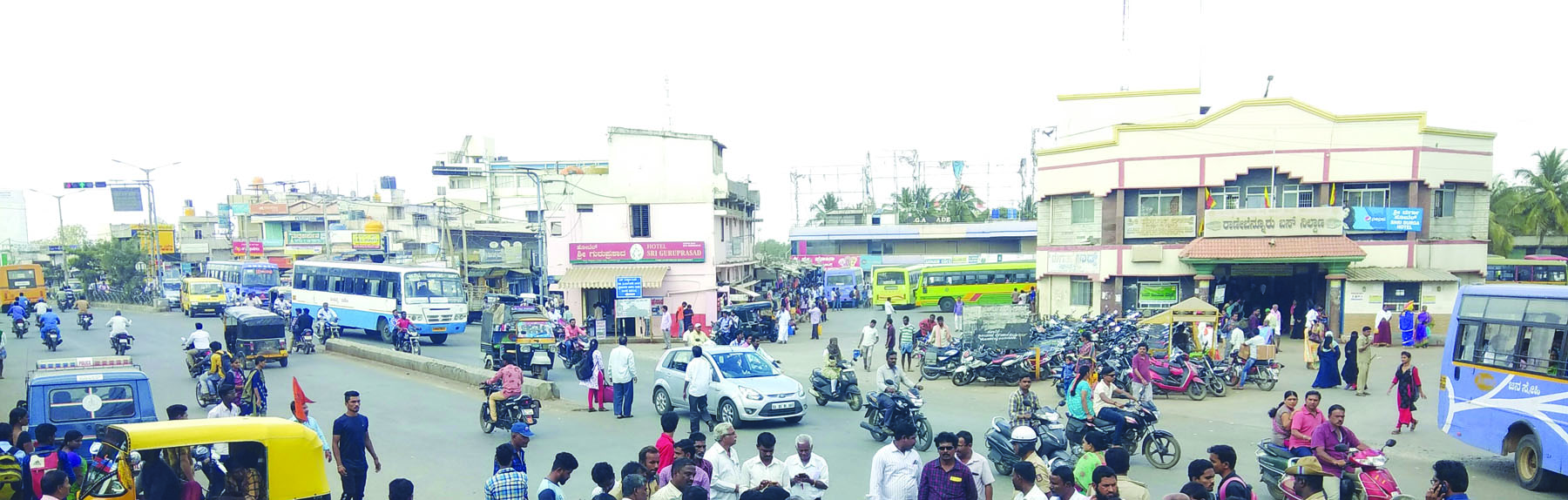 ರಾಣೇಬೆನ್ನೂರಲ್ಲಿ ಬಂದ್ ವಿಫಲ: ಎಂದಿನಂತೆ ಕಾರ್ಯನಿರ್ವಹಣೆ