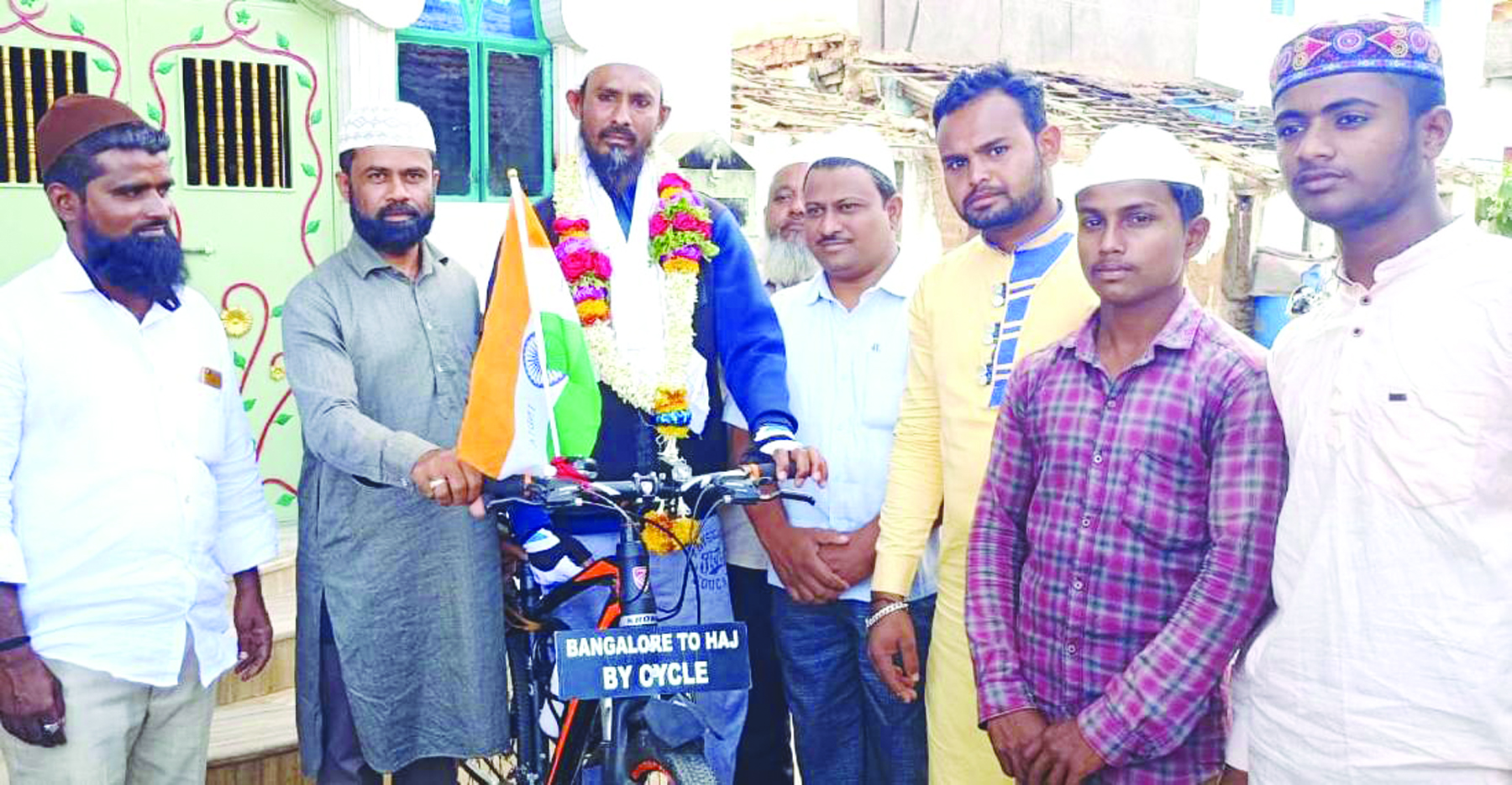 ಬೆಂಗಳೂರಿನಿಂದ ಮೆಕ್ಕಾ-ಮದೀನಾಗೆ ಸೈಕಲ್ ಯಾತ್ರೆ